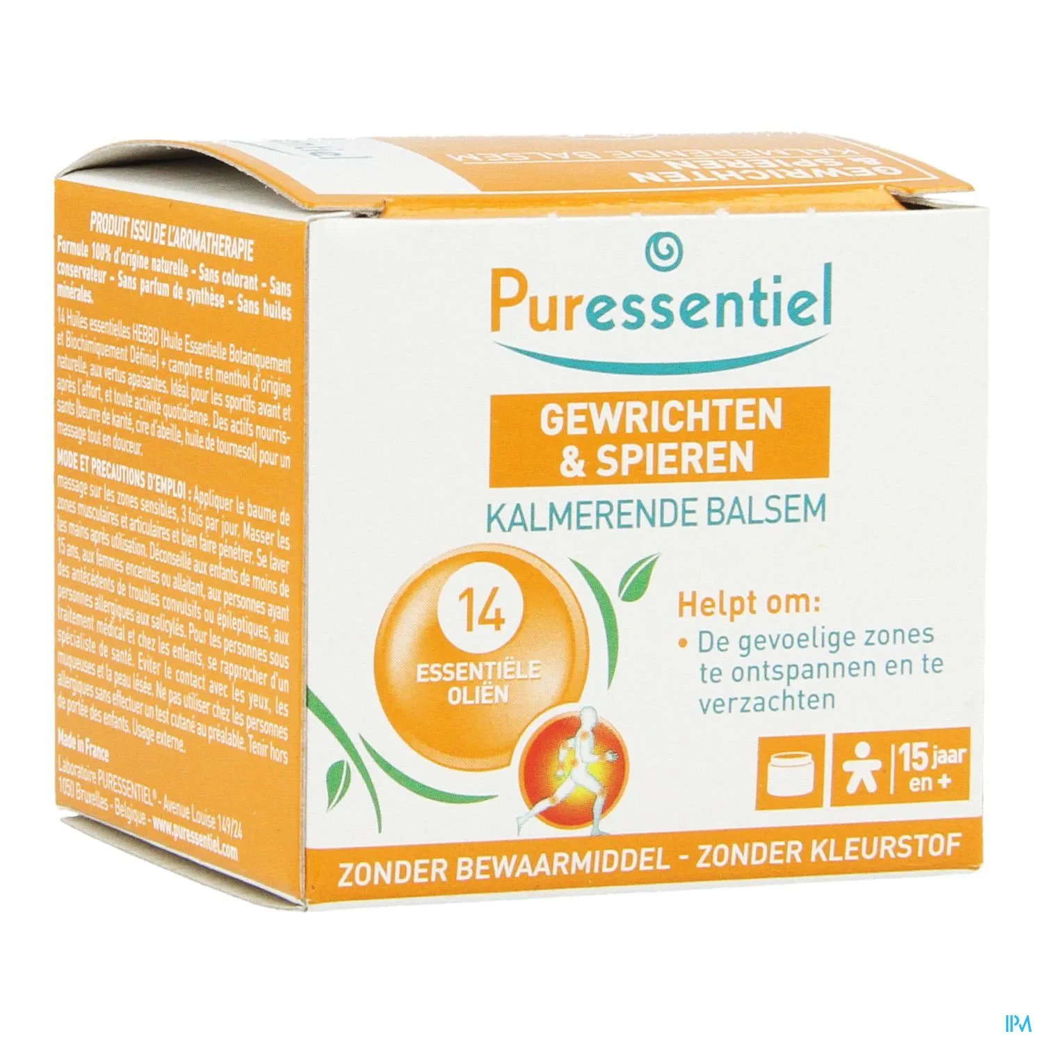 Puressentiel Gewrichten Balsem 14 Essentiële Oliën - Natuurlijke Verzachting voor Spieren en Gewrichten 30ml