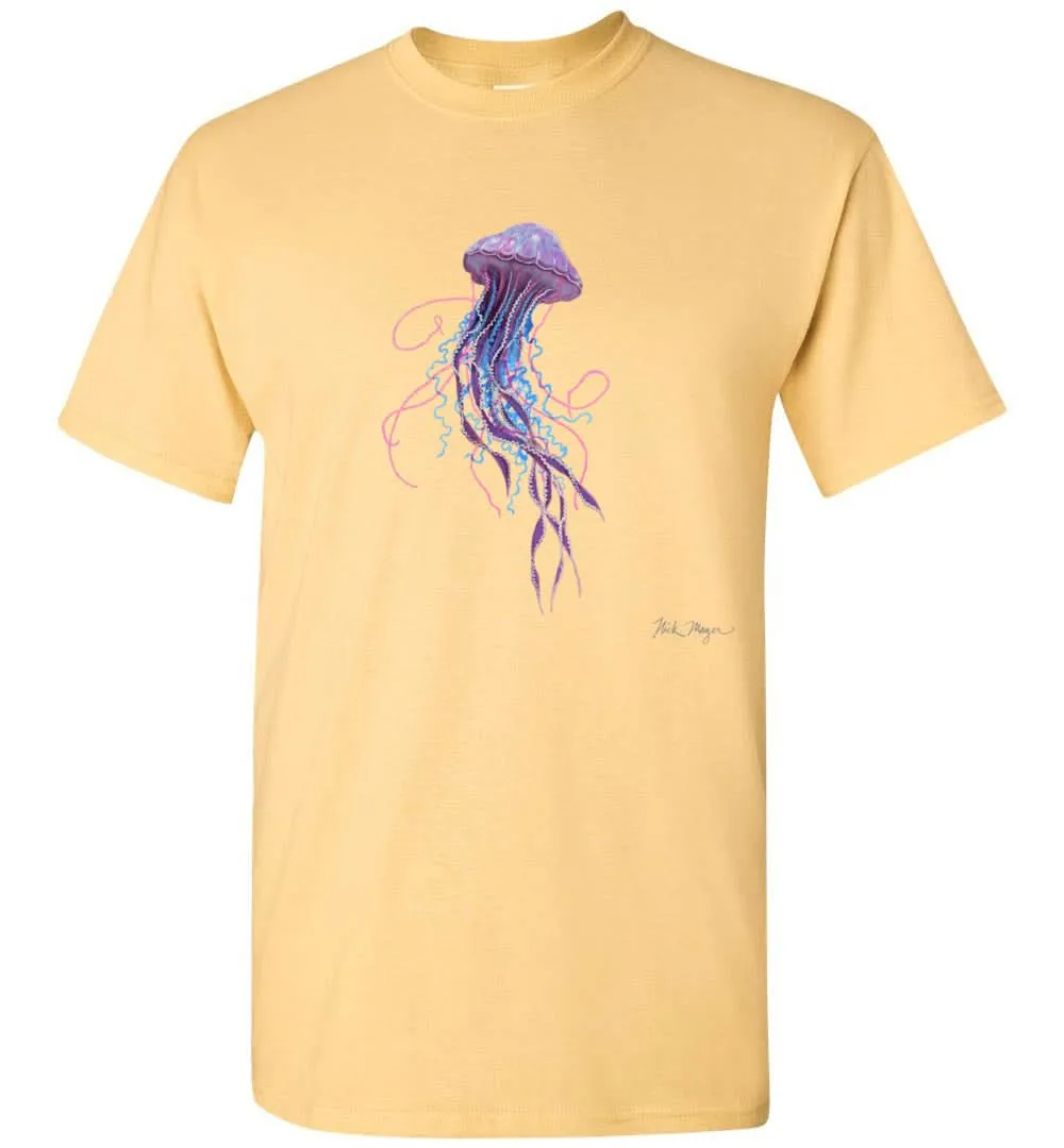 Purple Jellyfish Premium Comfort Colors Tee