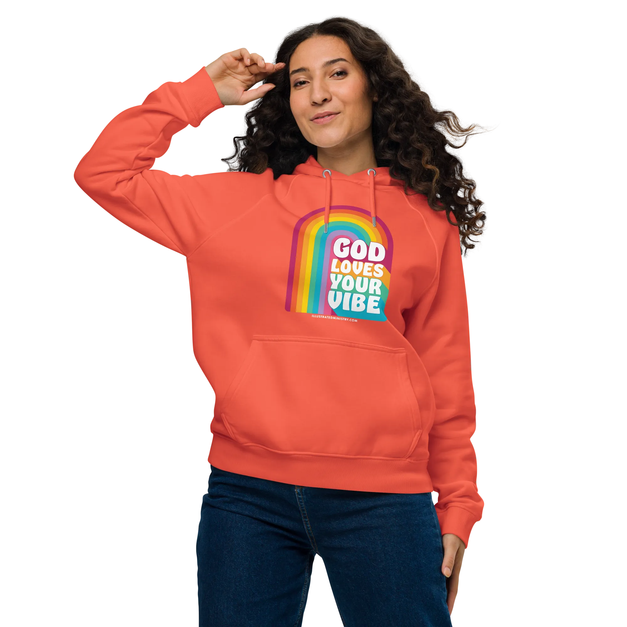 "God Loves Your Vibe" Premium Hoodie (Unisex)