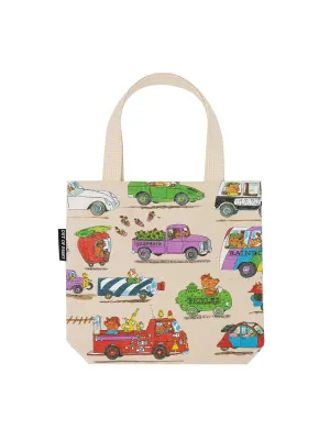 Richard Scarry: Cars and Trucks and Things That Go mini tote bag