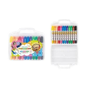 SIMBALION CY-105 Water-based Spinning Crayon 12 Colors