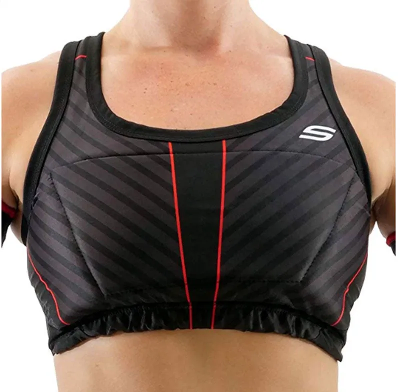 Social Paintball Grit Padded Sports Bra - Stealth Black