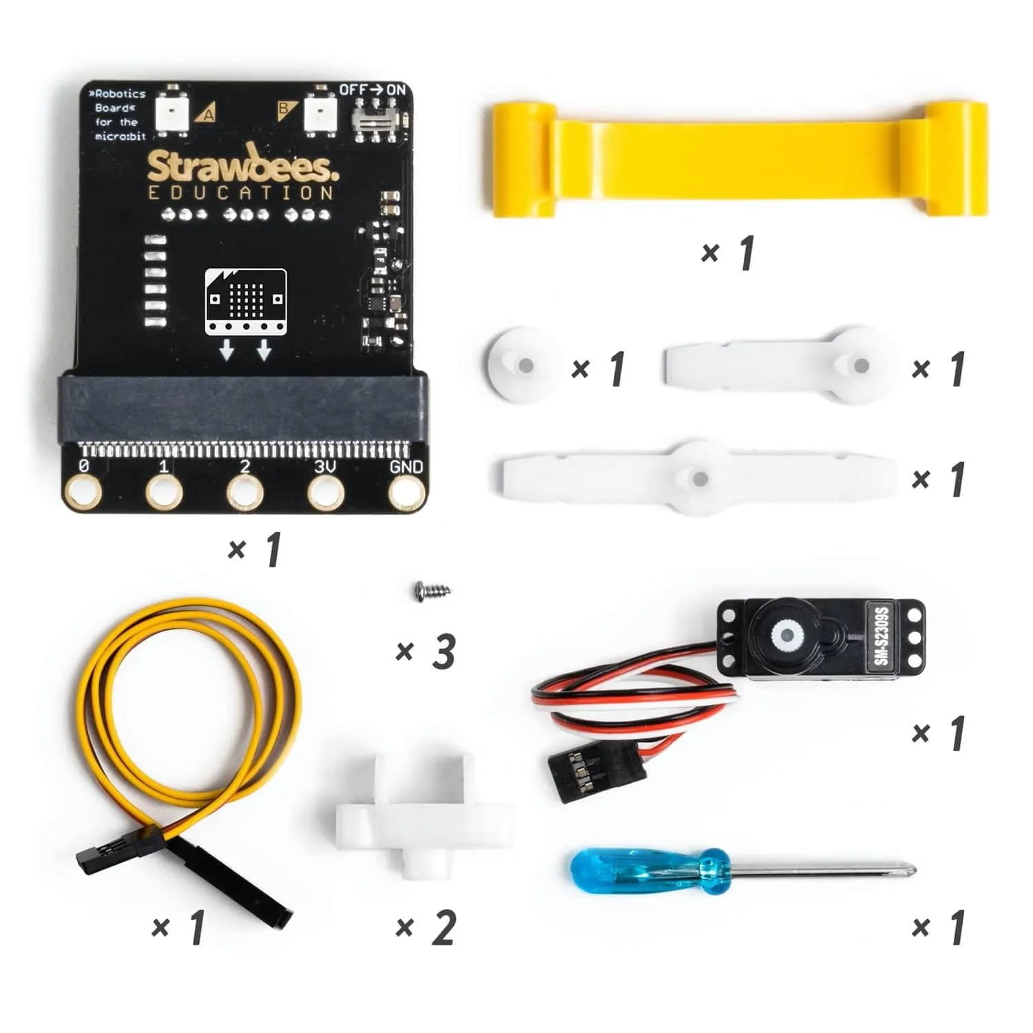 Strawbees Robotic Inventions for the micro:bit - Single Pack (NO micro:bit)