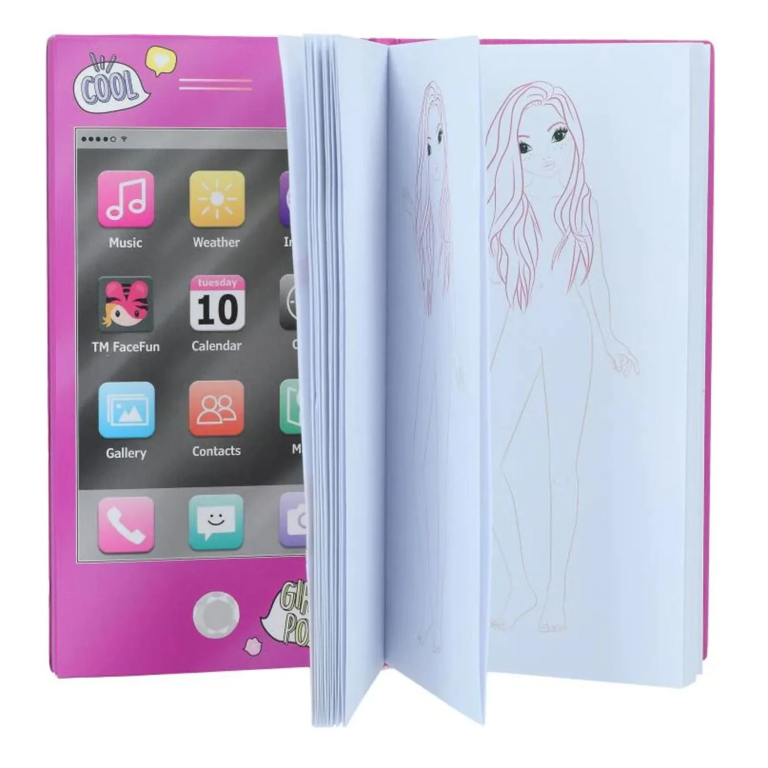 TOPModel Mini Colouring Book with Sound (Choice of 3)