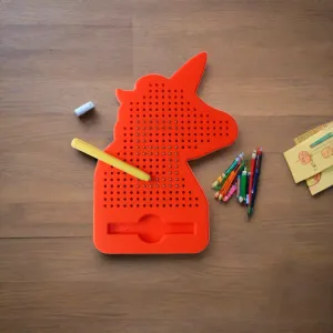 Unicorn Magnetic Drawing Board for Kids-1(Random colour will be send)