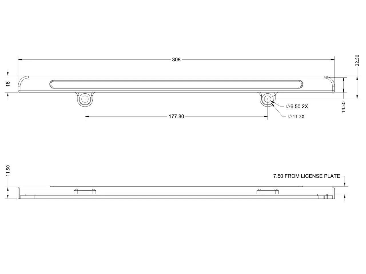 VLEDS LP-X LED Reverse Light System For Tacoma (2016-2023)