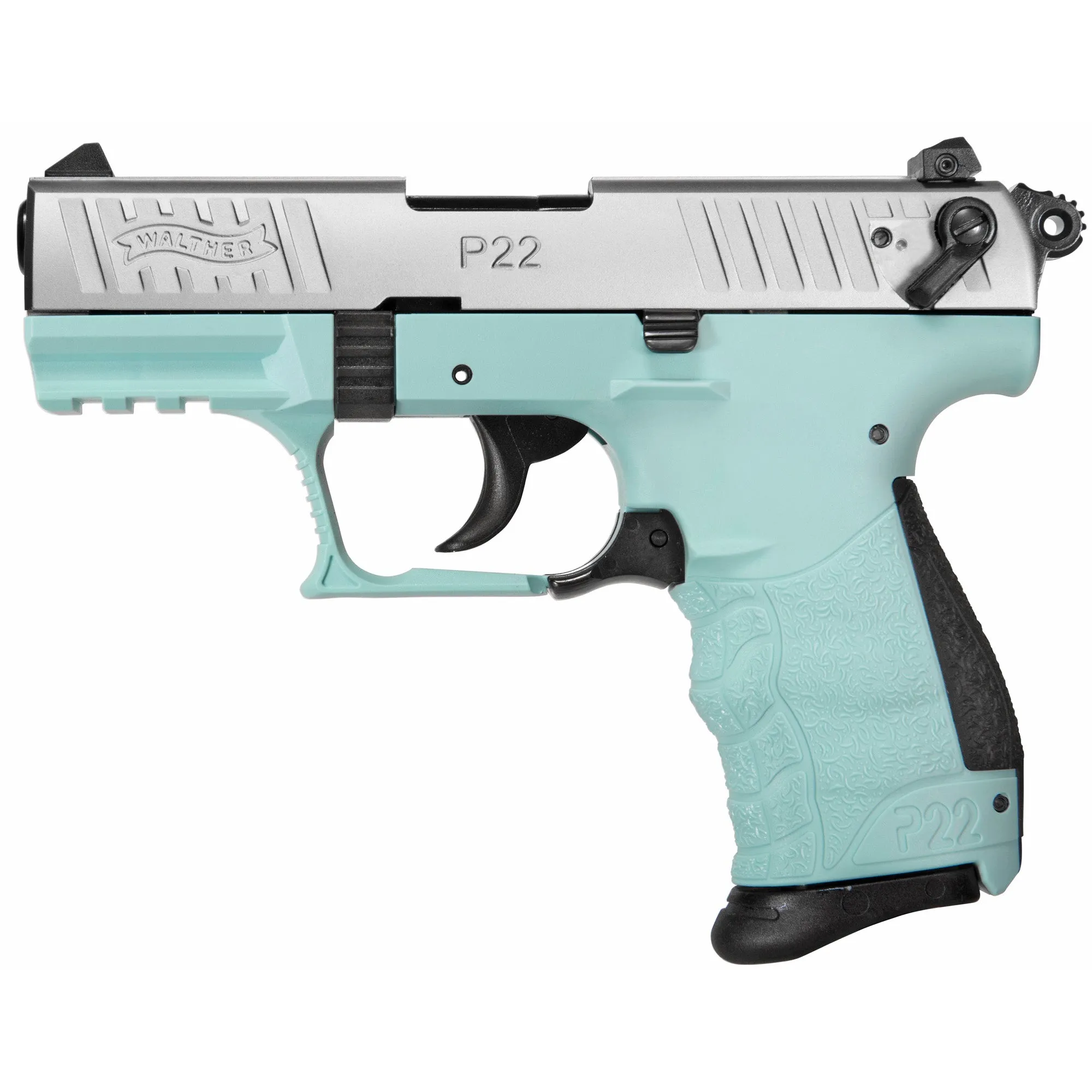 Wal P22q 22lr 3.4" Angel Blue 10rd