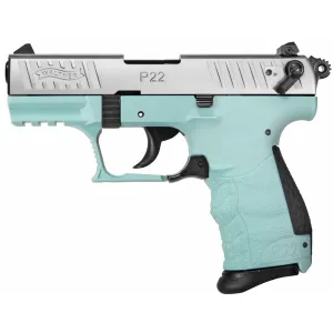 Wal P22q 22lr 3.4" Angel Blue 10rd