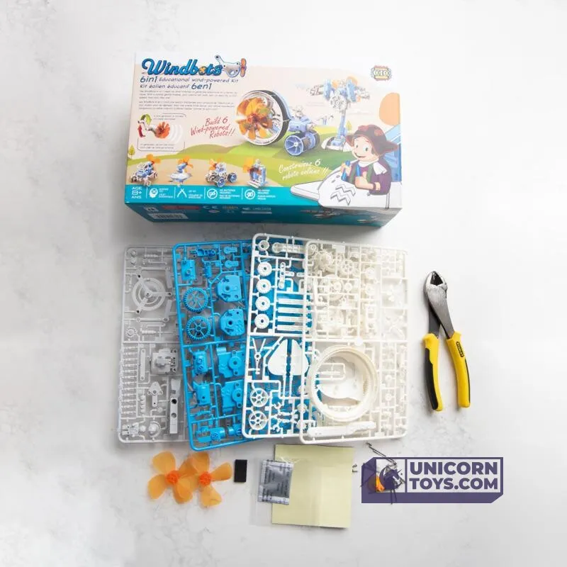 Windbots 6 in 1 Educational Wind-powered Science Kit Age 10 