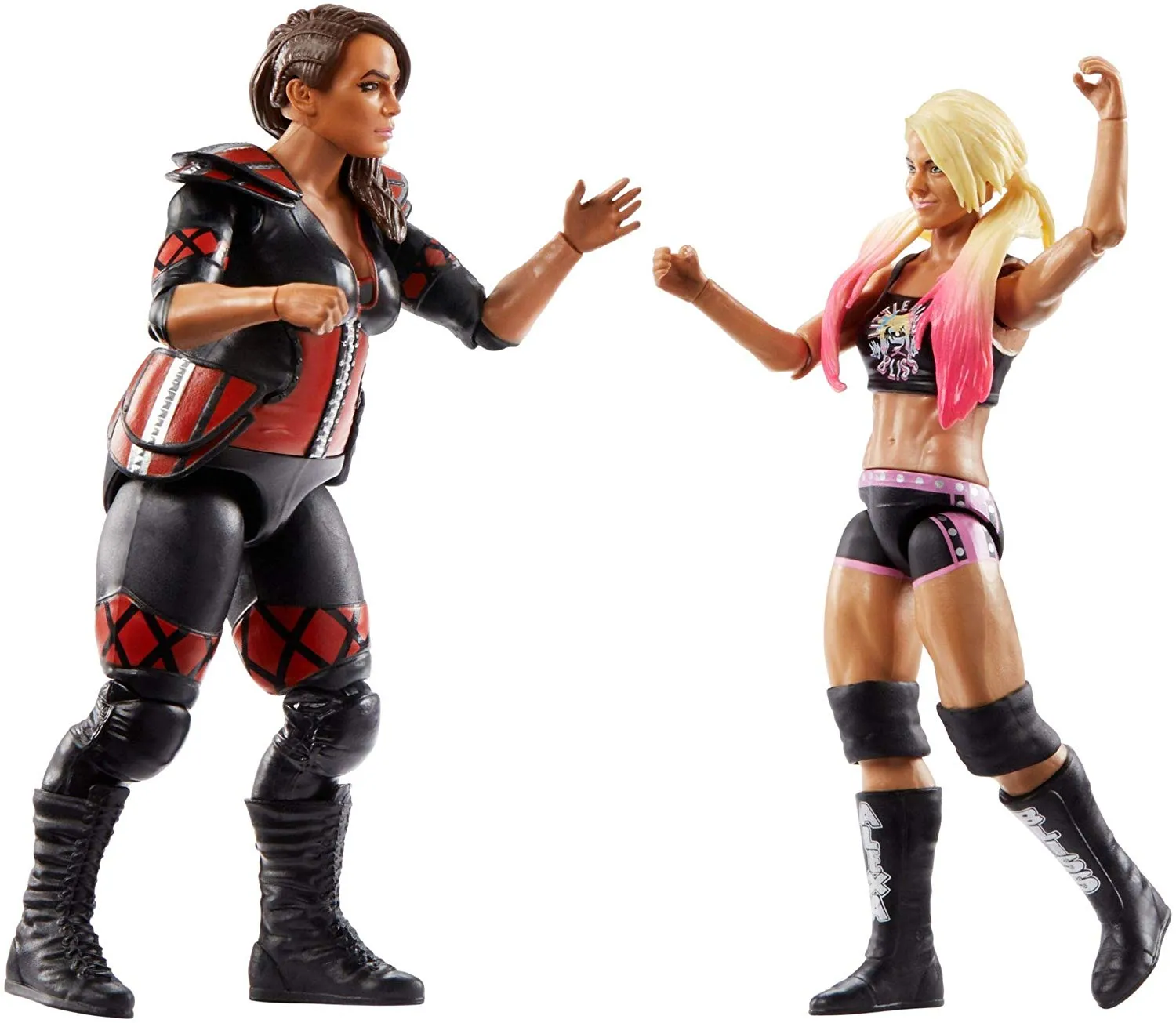 WWE Figure Series # 54 Alexa Bliss & Nia Jaxx Action Figures, 2 Pack