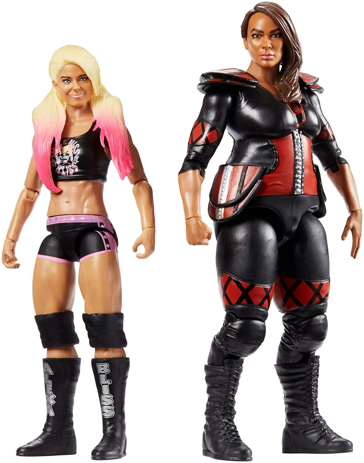 WWE Figure Series # 54 Alexa Bliss & Nia Jaxx Action Figures, 2 Pack