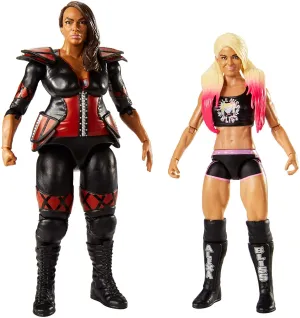 WWE Figure Series # 54 Alexa Bliss & Nia Jaxx Action Figures, 2 Pack