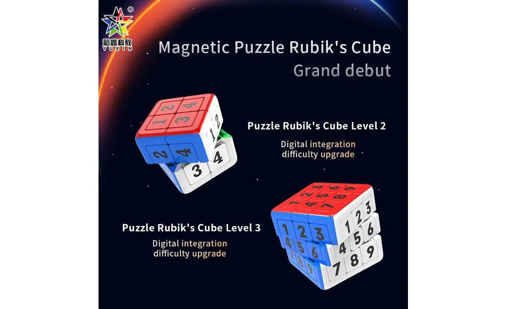 YuXin Digital Puzzle Cube 2x2